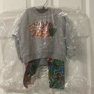 NWT kenzo set leggings and sweatshirt Size 18 months